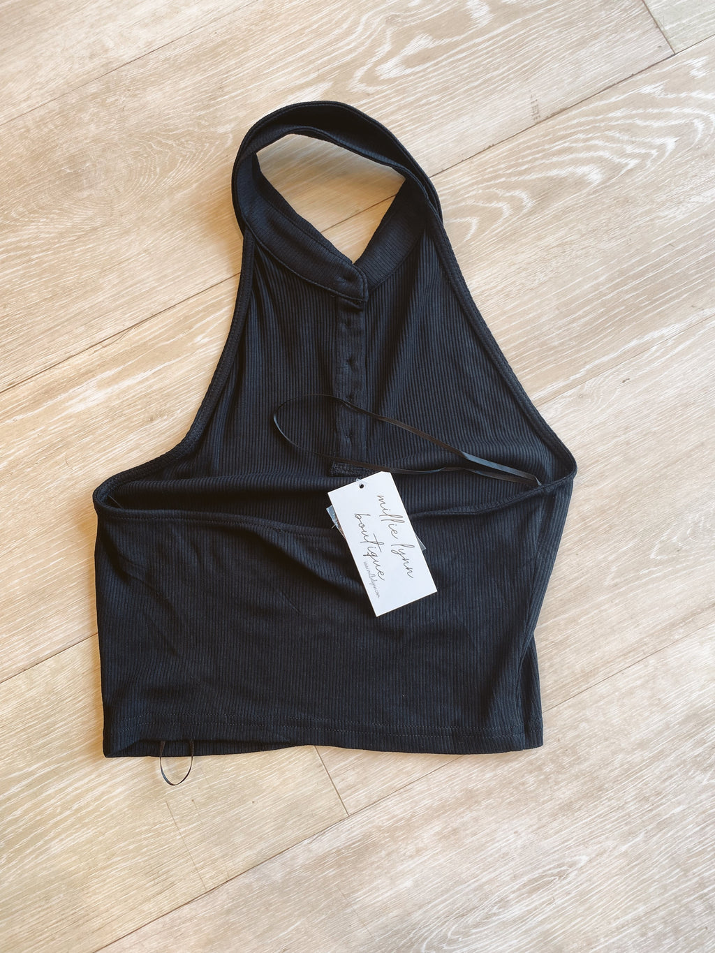 Black Halter Tank