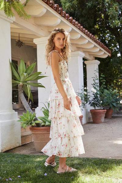 Olive Tiered Dress