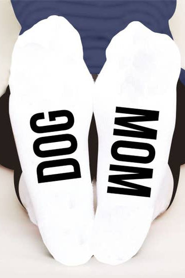 white-socks-with-dog-mom-writing-in-black