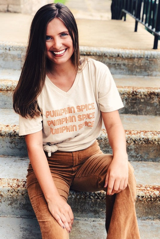 pumpkin-spice-v-neck