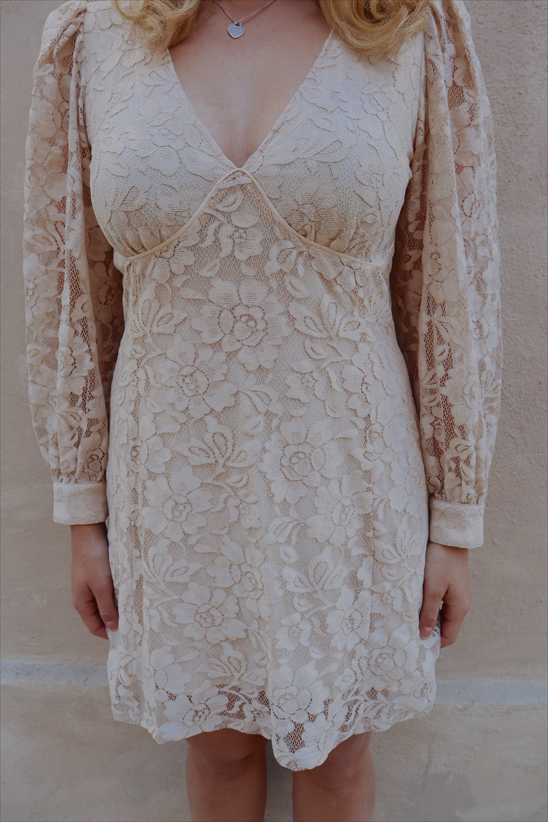 Vanilla Lace Dress