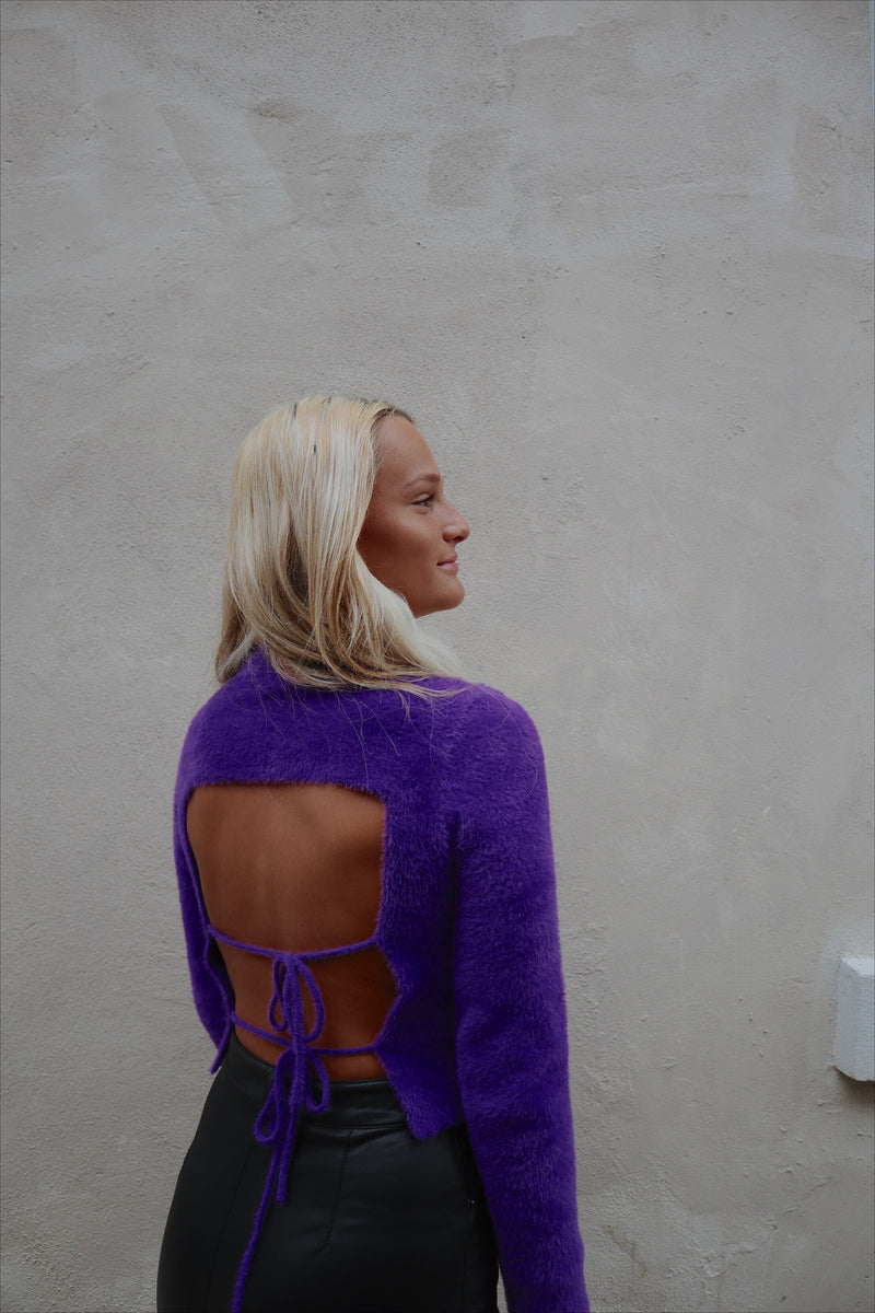 Purple Zelah Sweater